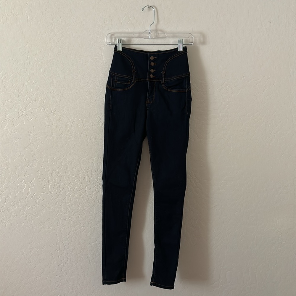 WAX JEAN High Rise Dark Wash 1